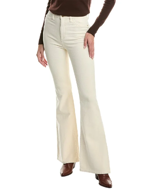 Dl1961 Rachel Ultra High Rise Corduroy Flare Pant Modern Stretch Trousers
