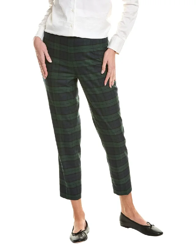 Brooks Brothers Blackwatch Pant Elegant Silk Pants