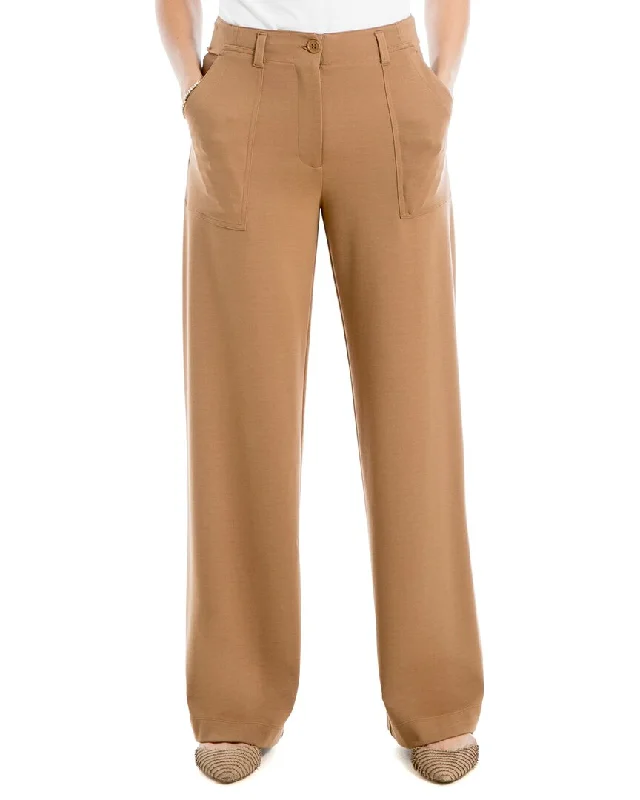Max Studio Ponte Wide Leg Pant Wide-Legged Palazzos