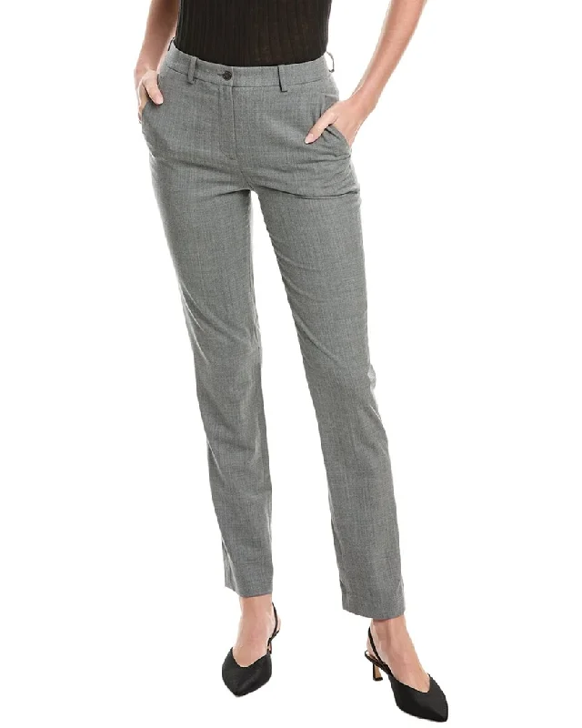 Michael Kors Collection Samantha Wool-Blend Pant Comfortable Denim Pants