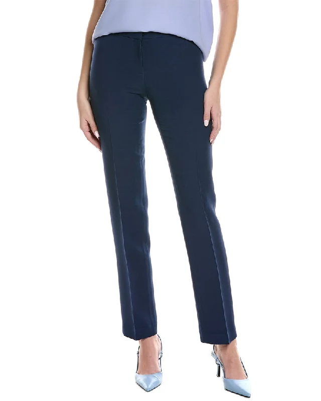 Lafayette 148 New York Barrow Wool & Silk-Blend Pant Formal Dress Pants