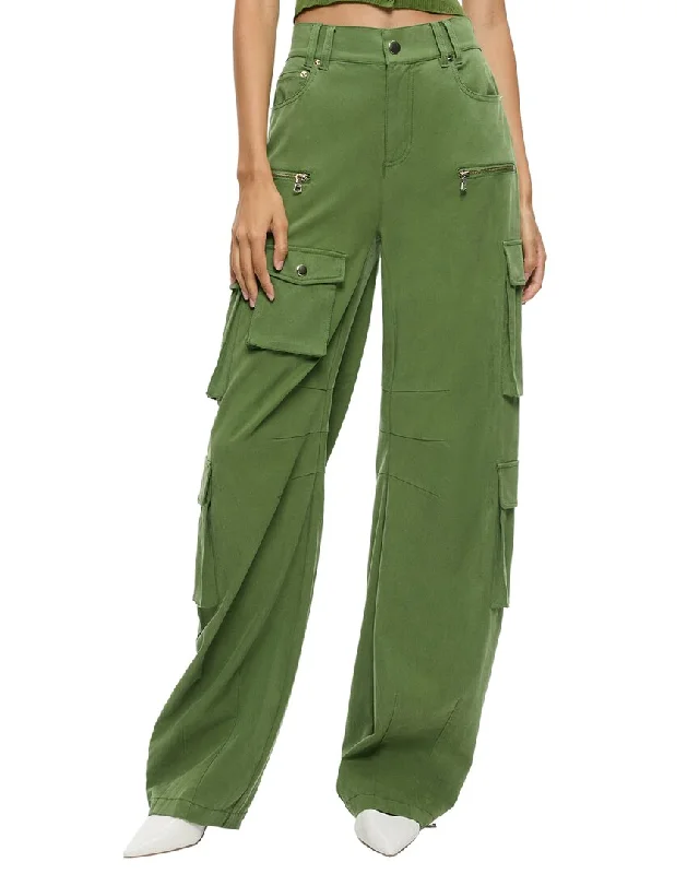 Alice + Olivia Akers Oversized Cargo Pant Formal Slim Pants