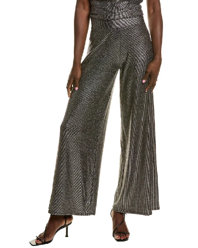 Joan Vass Wide Leg Pant Comfortable Jogger Trousers