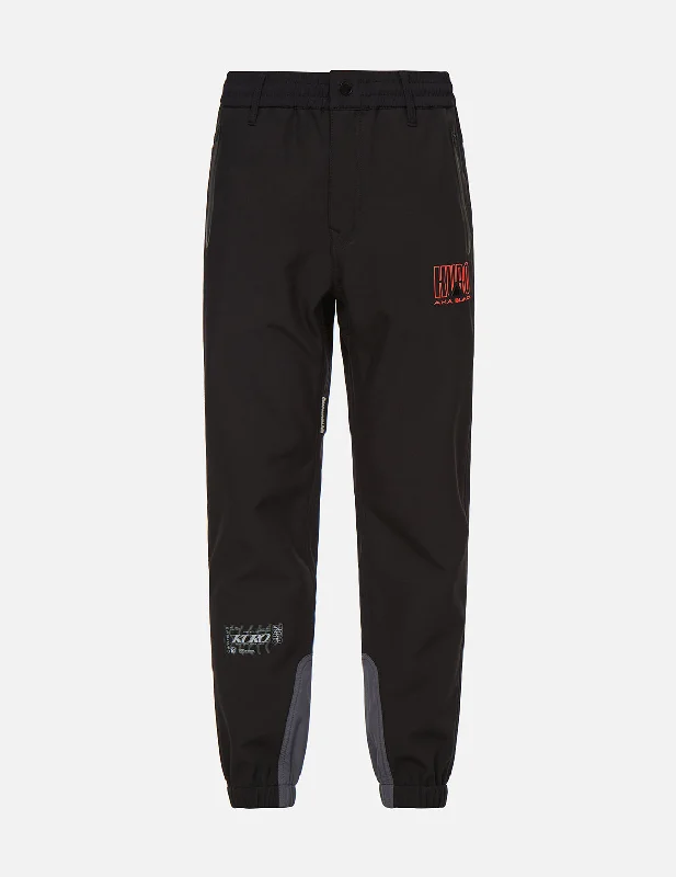 Contrast Panel Slim Fit Sport Pants Trendy Tapered Pants