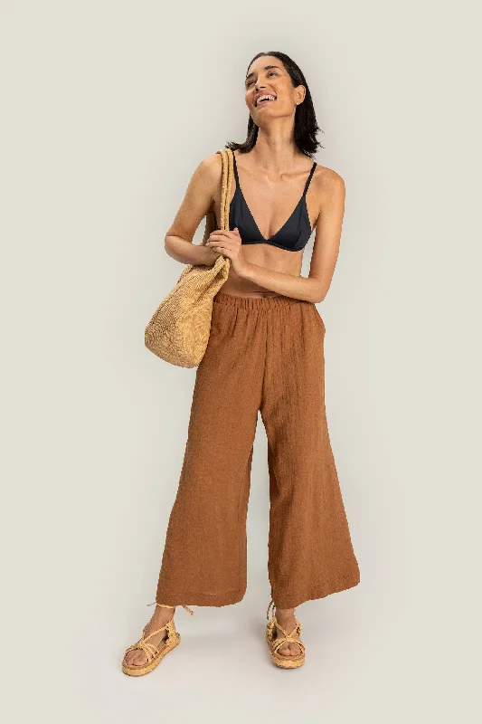 Bali Crop Pants Wide-Legged Palazzos