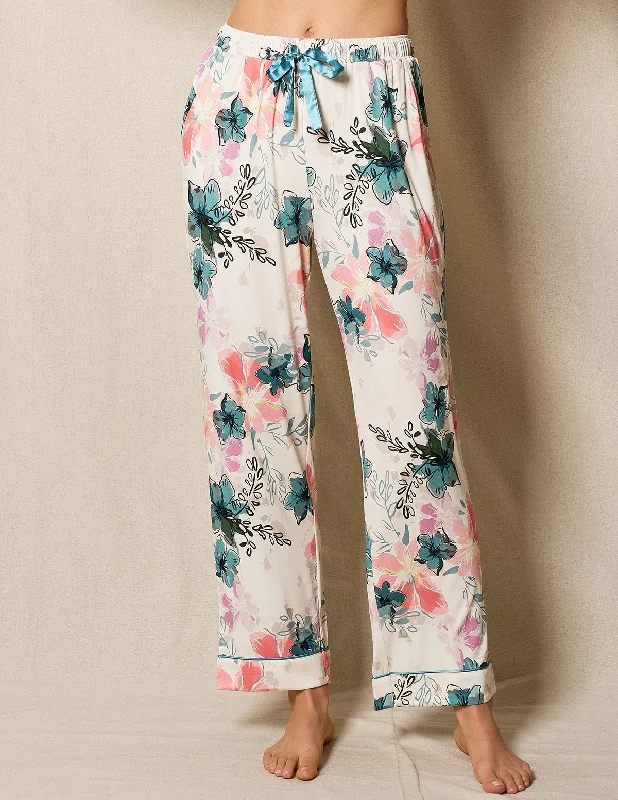 Bamboo Classic Pajama Pants Relaxed Fit Trousers
