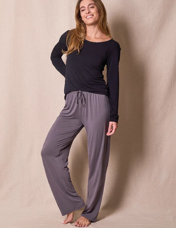 Bamboo Sleep Pants - Grey Fashionable Track Pants