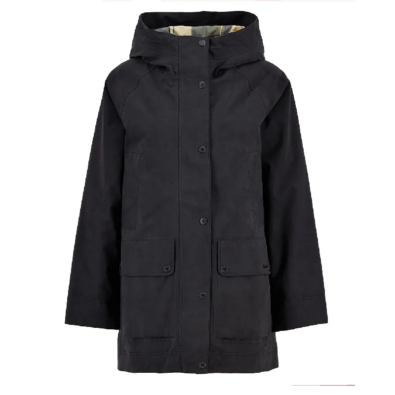 Barbour Womens Winter Beadnell Waterproof Jacket Black / Ancient Rayon Jacket Velvet Jacket Corduroy Jacket