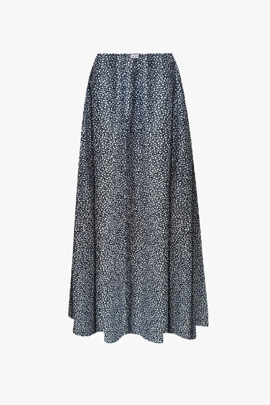 DREAM SKIRT IN PRINTEMPS velvet skirt plush