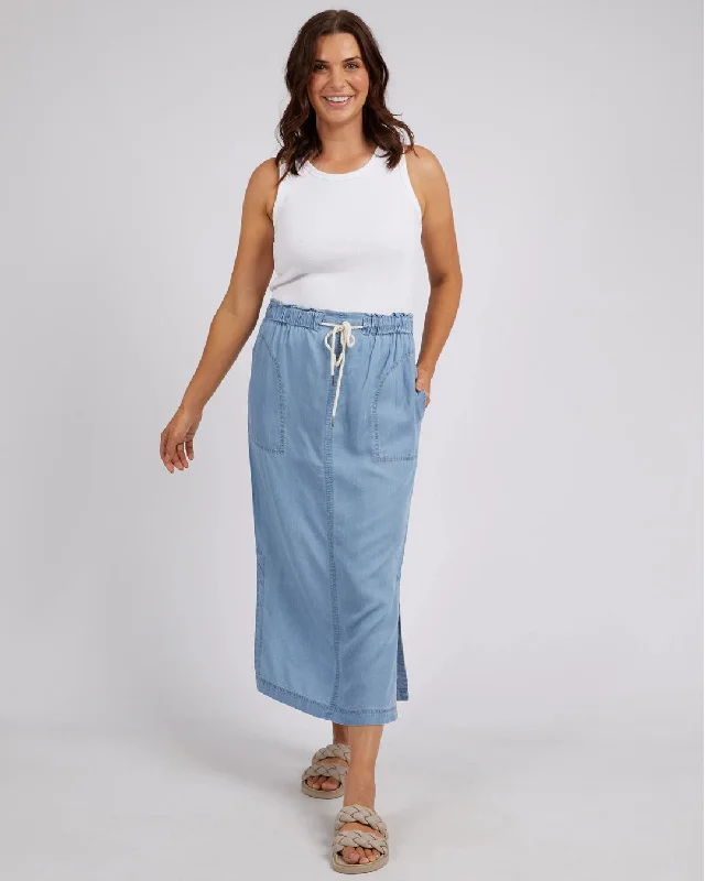 Elm Penny Utility Skirt zip skirt side