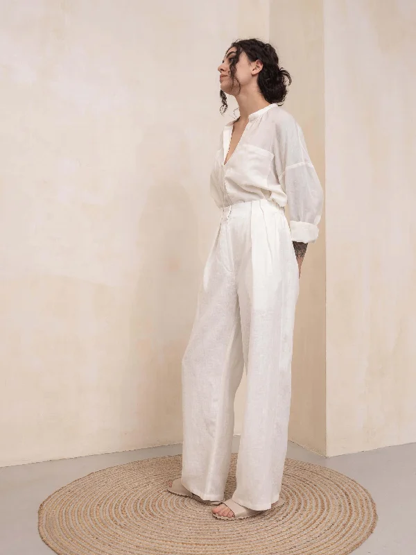 Emerie Sophisticated Pants Relaxed Modern Stretch Trousers