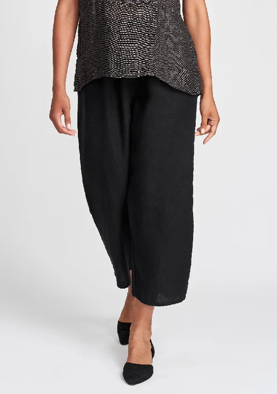 Floods - Linen Pants With Elastic Waist - FINAL SALE Classic Stretch Pants
