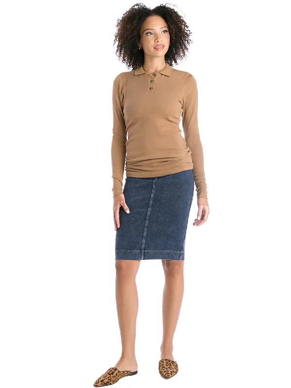 Hard Tail Denim Pencil Skirt WJ-124 corduroy skirt cozy