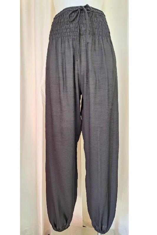 Harem Pants - Black Comfortable Jogger Trousers