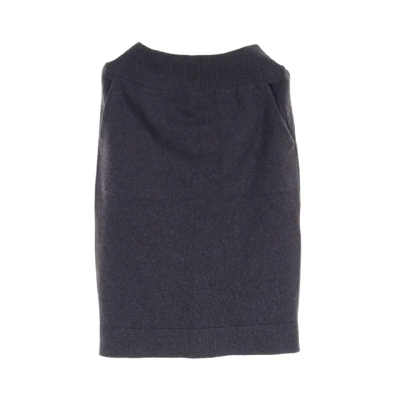 Hermes Cashmere Skirt Gray denim skirt fashionable