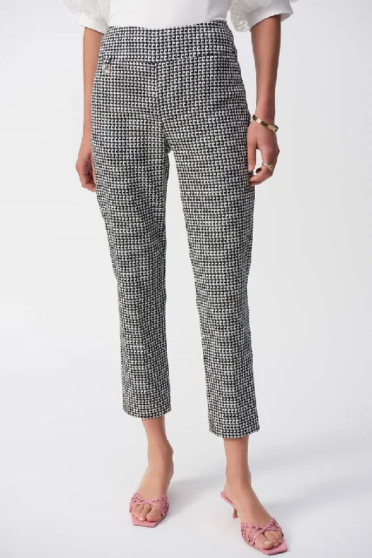 Joseph Ribkoff Pant Style 251220 Chic Checkered Pants