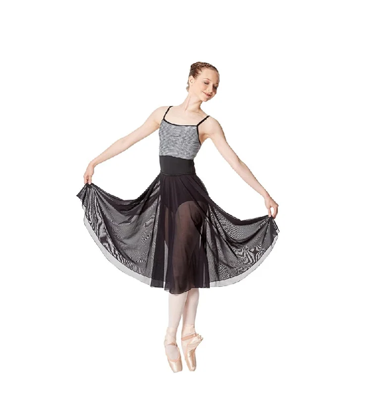 Lulli "Emilia" Mesh Long Sheer Skirt chiffon skirt floaty