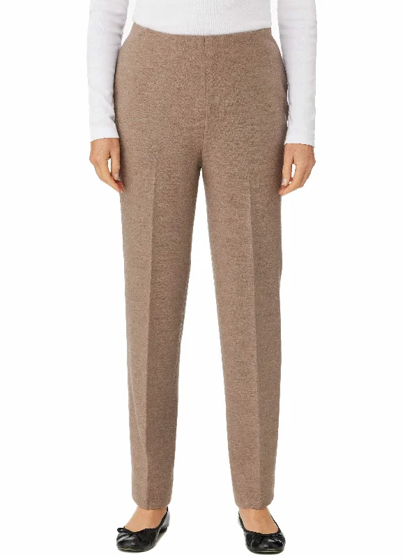 MARYBOROUGH PULL ON PONTI PANT - PEBBLE Classic Chino Pants