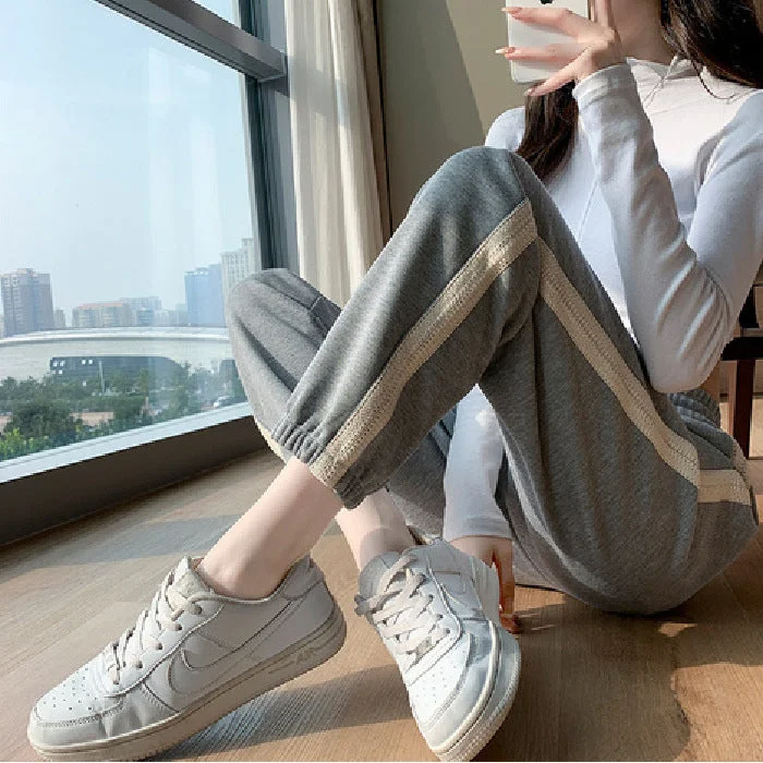 NiDELL: Pregnant Women’s Fashionable Long Pants for Spring Comfortable Maternity Pants