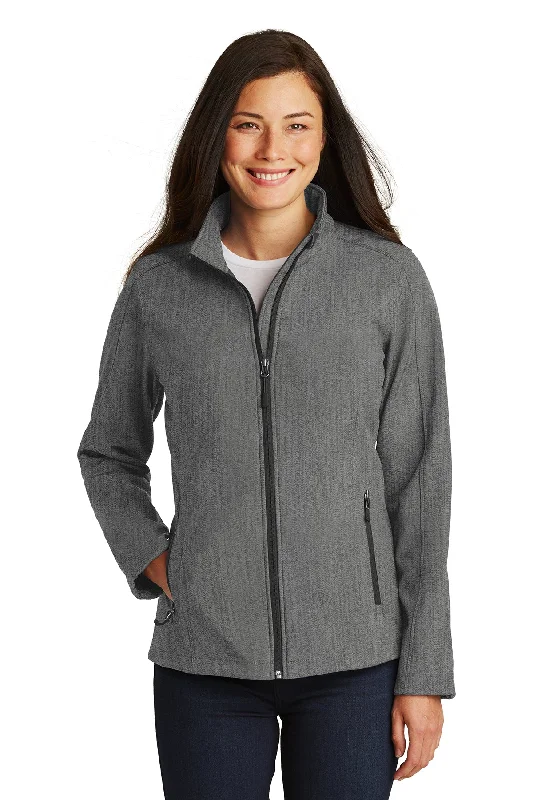 Port Authority® Women's Core Soft Shell Jacket Hoodie Zip-Up Jacket Button-Up Jacket