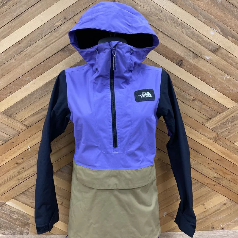 The North Face - Women's Ski Shell Anorak Jacket - MSRP $300: Purple/Tan/Black-women-XS Appliqued Jacket Beaded Jacket Sequined Jacket